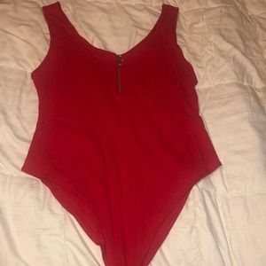 Forever 21 Red Body Suit